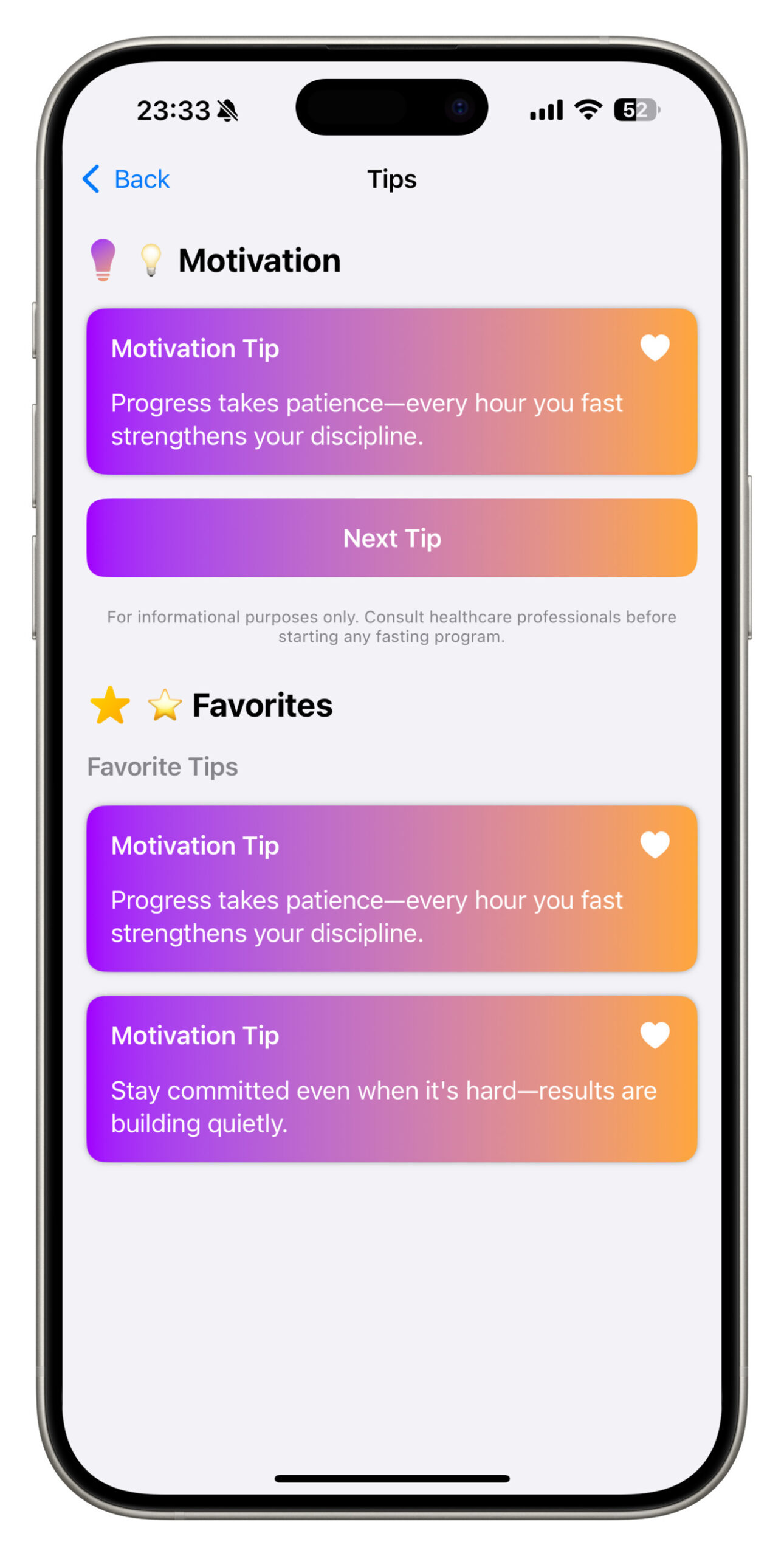 InterMittFast Slim App Screenshot