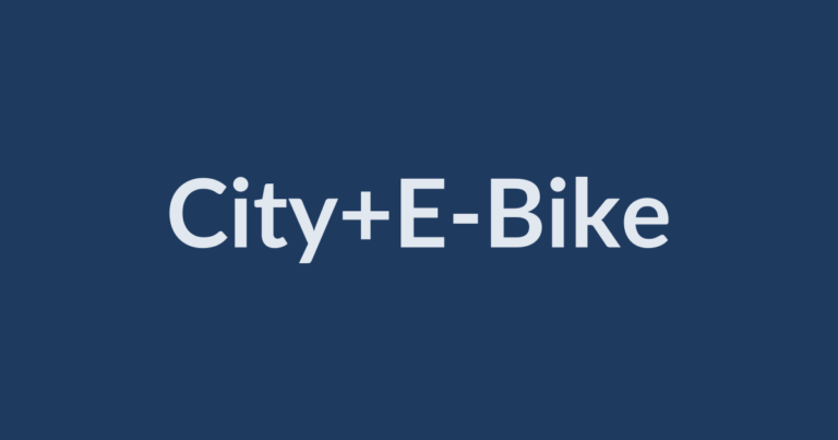 City e-bike commute
